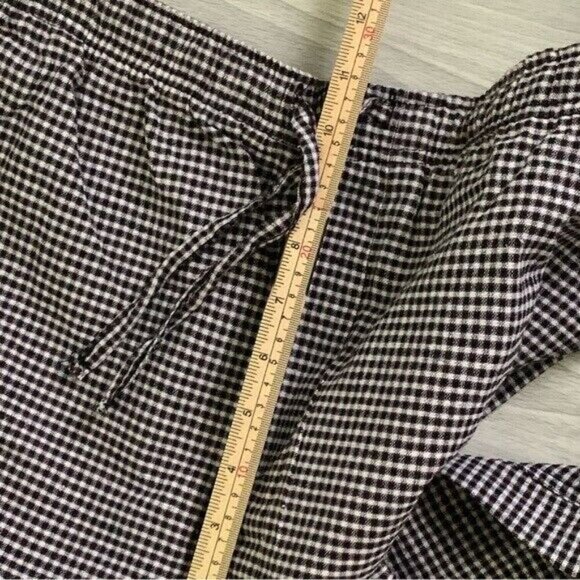 Zara Plaid Drawstring Chino Trouser Pant - Picture 7 of 12